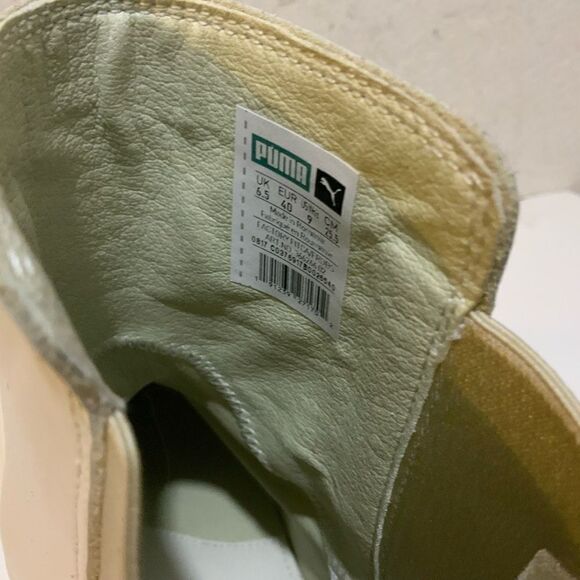 Puma Fenty By Rihanna Chelsea Combat Booties Women's 9.5 White Casual Boots - Picture 5 of 12